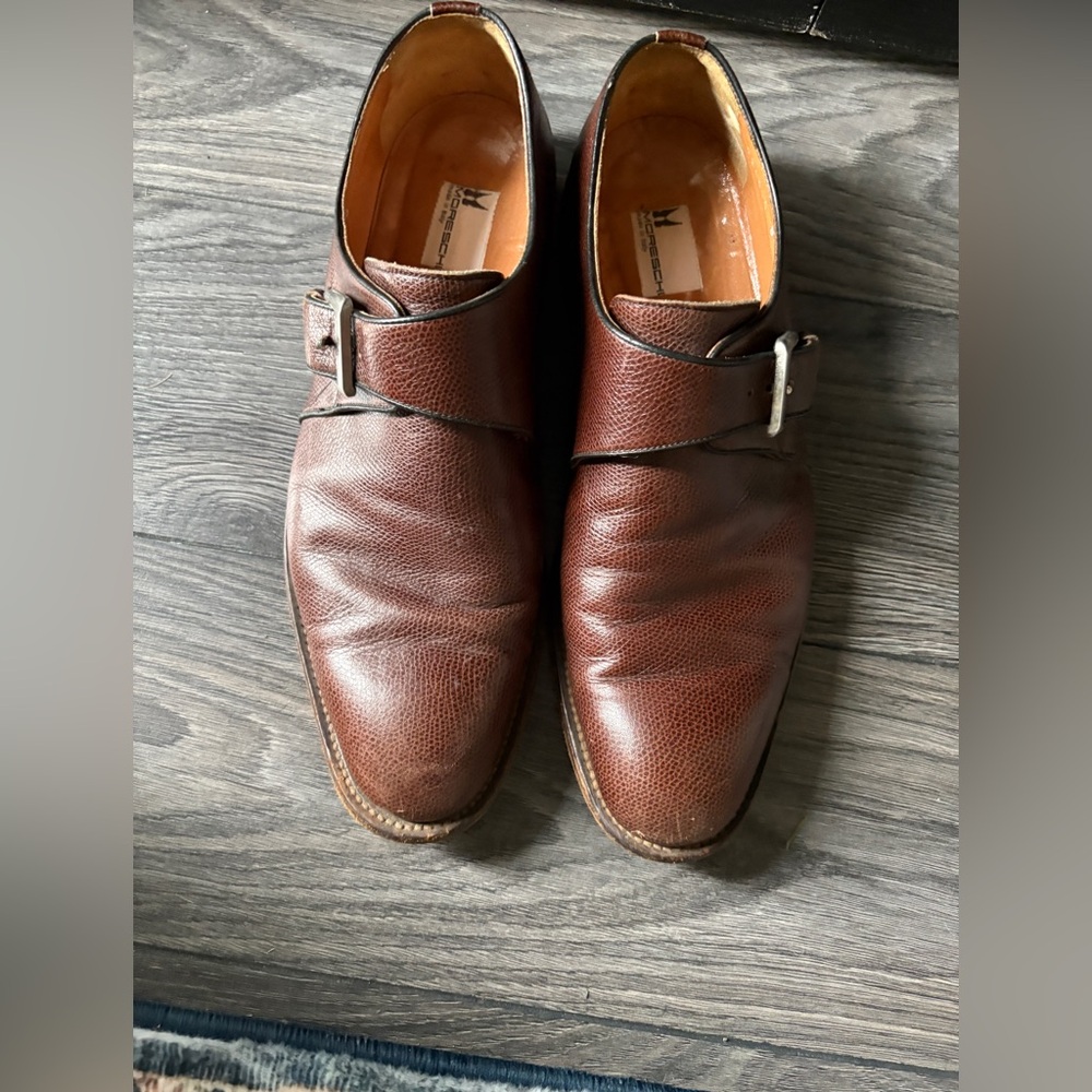 Italian Shoemakers Brown Leather Loafers